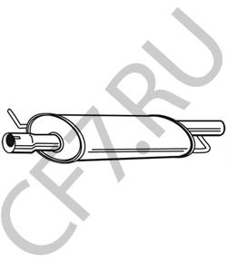 7H0253209R Предглушитель выхлопных газов VW в городе Омск