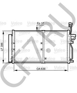 20759648 Конденсатор, кондиционер CHEVROLET в городе Омск