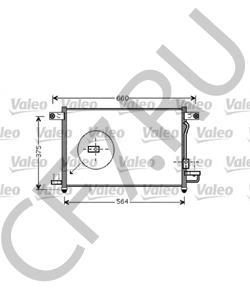 96834082 Конденсатор, кондиционер CHEVROLET в городе Омск