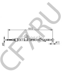 5440160G00 Трос, стояночная тормозная система MARUTI в городе Омск