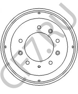 591661 Тормозной барабан SANTANA в городе Омск