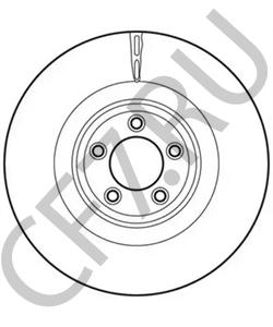 T2R5939 Тормозной диск JAGUAR в городе Омск