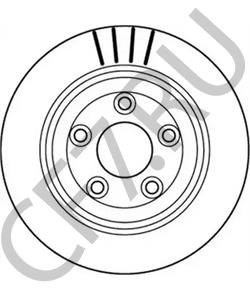 XK858129 Тормозной диск JAGUAR в городе Омск