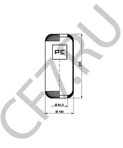 5800001 Кожух пневматической рессоры OPTARE в городе Омск