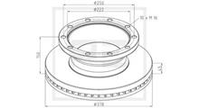 MERITOR Тормозной диск