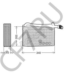 8D1820103 Испаритель, кондиционер VW в городе Омск