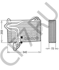 893820102B Испаритель, кондиционер VW в городе Омск