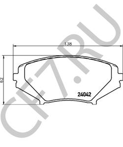 MDK0250 Комплект тормозов, дисковый тормозной механизм Bugatti в городе Омск