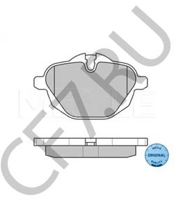 34 21 6 796 741 Комплект тормозных колодок, дисковый тормоз BMW (BRILLIANCE) в городе Омск