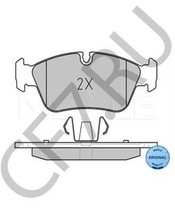 34 11 6 769 951 Комплект тормозных колодок, дисковый тормоз BMW (BRILLIANCE) в городе Омск