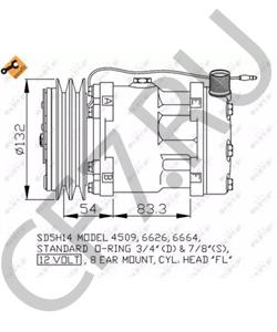 86508521 Компрессор, кондиционер FORD NEW HOLLAND в городе Омск