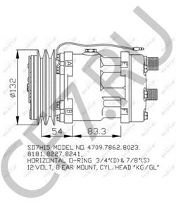 89831429 Компрессор, кондиционер FORD NEW HOLLAND в городе Омск