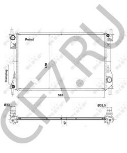 6N298005DA Радиатор, охлаждение двигателя FORD ASIA / OCEANIA в городе Омск