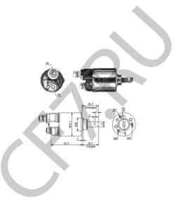 31210 PTO 01 Тяговое реле, стартер HONDA в городе Омск