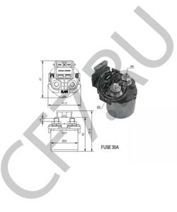 35850-MCG-000 Тяговое реле, стартер HONDA в городе Омск