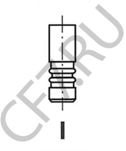 JDE1582 Впускной клапан JAGUAR в городе Омск