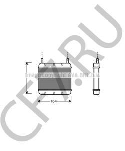 SHF7935 Теплообменник, отопление салона AUSTIN в городе Омск