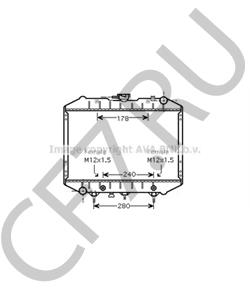 651866 Радиатор, охлаждение двигателя CARBODIES в городе Омск