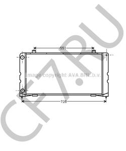 BTP1786 Радиатор, охлаждение двигателя AUSTIN в городе Омск