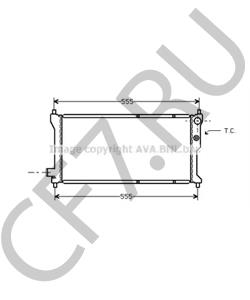 ATP1047 Радиатор, охлаждение двигателя AUSTIN в городе Омск