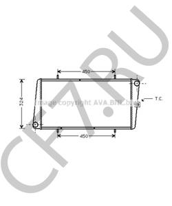 PCC1006 Радиатор, охлаждение двигателя AUSTIN в городе Омск