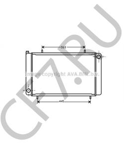 ATP1025 Радиатор, охлаждение двигателя LEYLAND-INNOCENTI в городе Омск