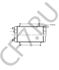 ATP1084 Радиатор, охлаждение двигателя AUSTIN в городе Омск