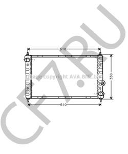 060971 Радиатор, охлаждение двигателя FSO в городе Омск