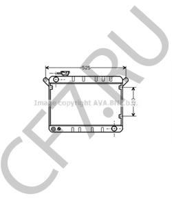 012284 Радиатор, охлаждение двигателя FSO в городе Омск