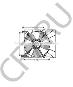 93742289 Вентилятор, охлаждение двигателя CHEVROLET в городе Омск