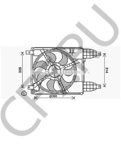 96808149 Вентилятор, охлаждение двигателя CHEVROLET в городе Омск