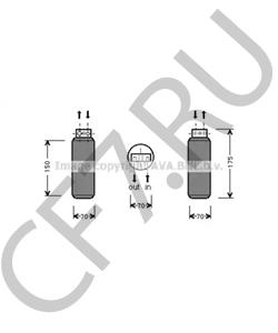 52466909 Осушитель, кондиционер CHEVROLET в городе Омск