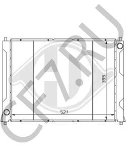 GRD931 Радиатор, охлаждение двигателя AUSTIN в городе Омск