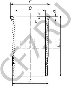 92 011 0405 01 Гильза цилиндра LIEBHERR в городе Омск