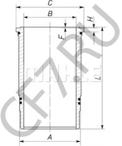 92 011 0401 01 Гильза цилиндра LIEBHERR в городе Омск