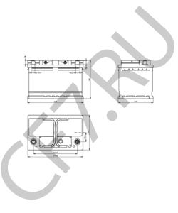 000915105DG Стартерная аккумуляторная батарея SEAT в городе Омск