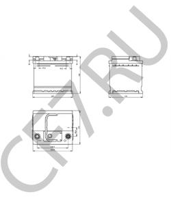 000915105DC Стартерная аккумуляторная батарея SEAT в городе Омск