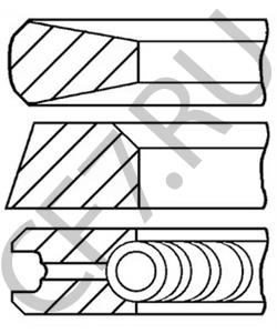 353GC2142 Комплект поршневых колец MACK в городе Омск