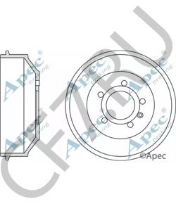 545120091 Тормозной барабан LDV в городе Омск