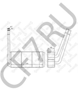 JEF100050 Теплообменник, отопление салона AUSTIN в городе Омск