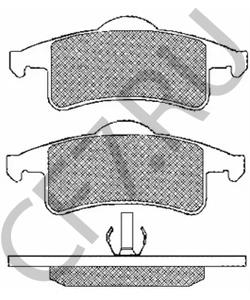 05011970AA Комплект тормозных колодок, дисковый тормоз JEEP VIASA в городе Омск