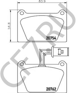 GBP90291 Комплект тормозных колодок, дисковый тормоз AUSTIN в городе Омск