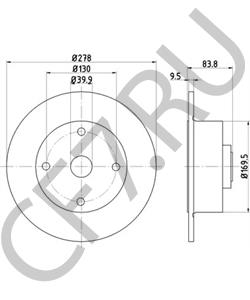 311405583A Тормозной диск AUDI в городе Омск