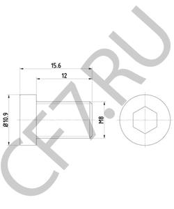 34111123072 Болт, диск тормозного механизма BMW в городе Омск