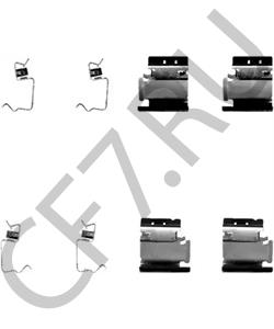 2H0698295A Комплектующие, колодки дискового тормоза VW в городе Омск