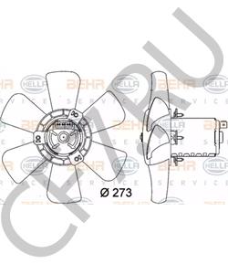 165 959 455 AM Вентилятор, охлаждение двигателя SEAT в городе Омск