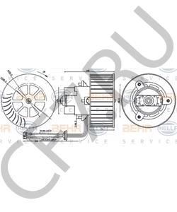 90541102 Вентилятор салона CHEVROLET в городе Омск