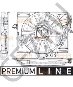 7 545 807 Вентилятор, охлаждение двигателя BMW (BRILLIANCE) в городе Омск