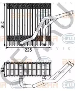 1J1820353A Испаритель, кондиционер SEAT в городе Омск