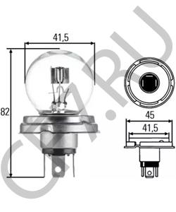 19-74114-9 Лампа накаливания, фара дальнего света HAKO в городе Омск